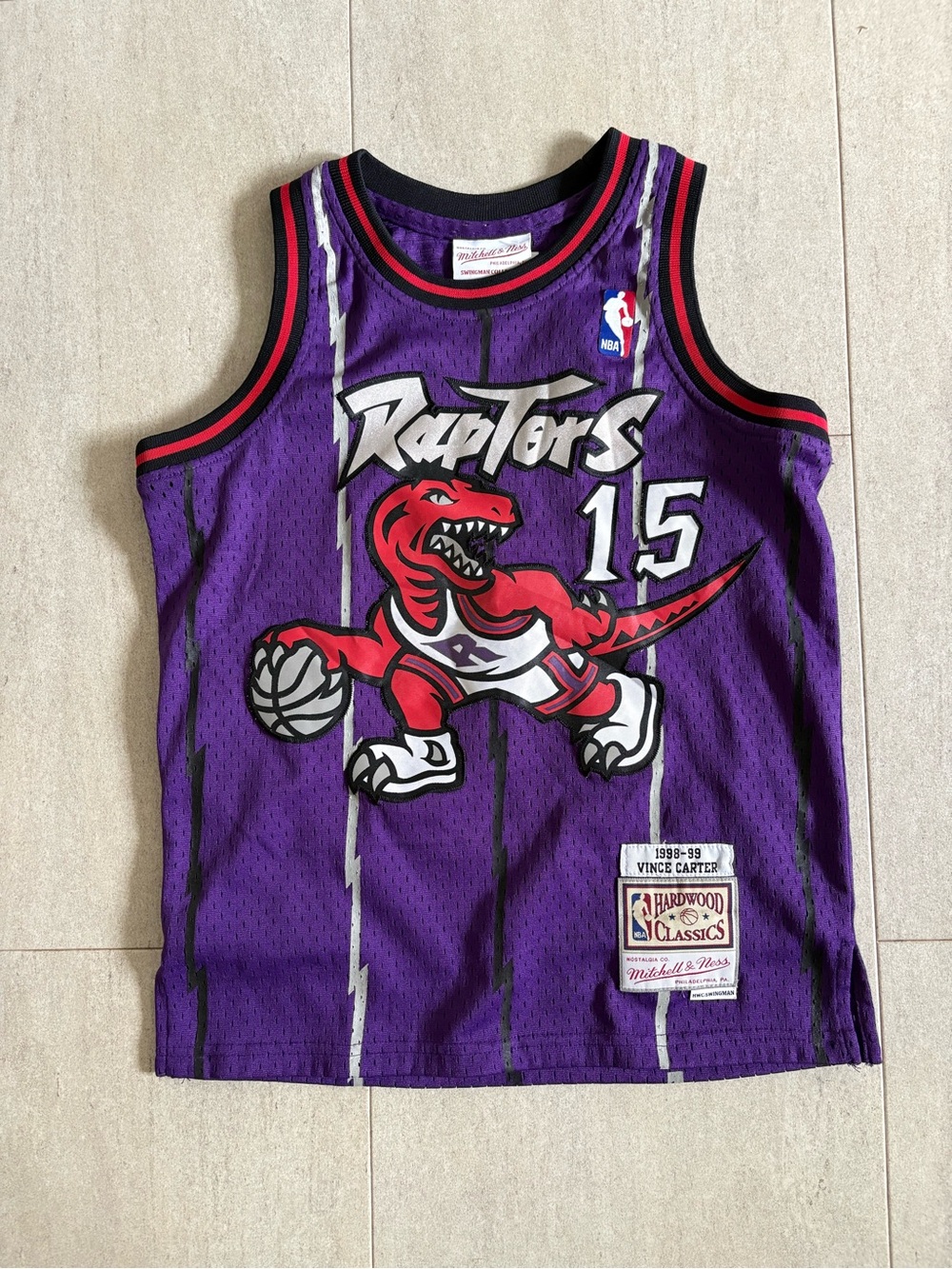 Toronto Raptors Vince Carter kids’ jersey size small